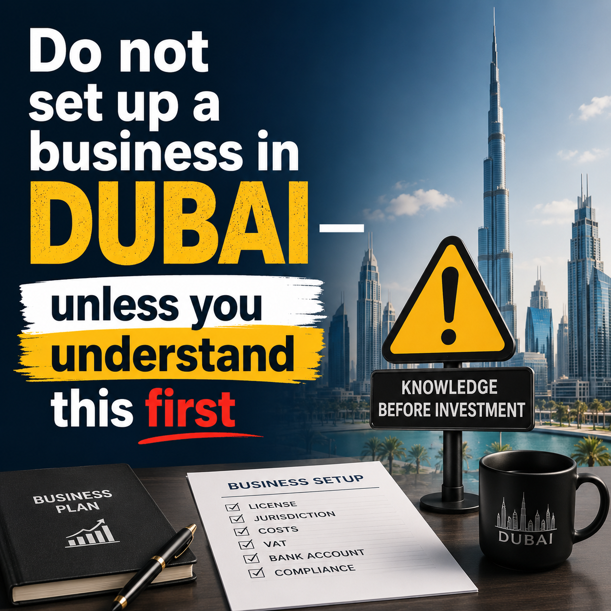 Do not set up a business in Dubai — unless you understand this first