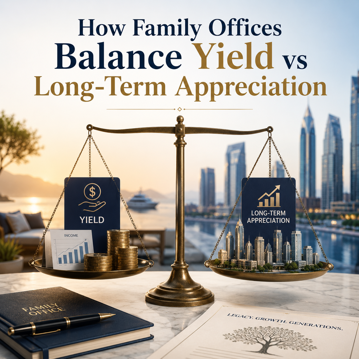 How family offices balance yield vs long-term appreciation
