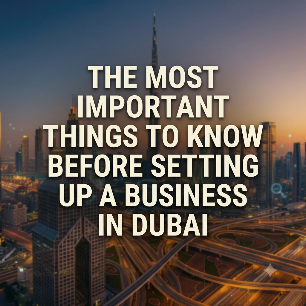 The most important things to know before setting up a business in dubai